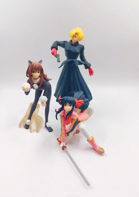 Beautiful SAKURA WARS 2003 Sakura Maria & Kanna  Bandai Figures Bundle Mint