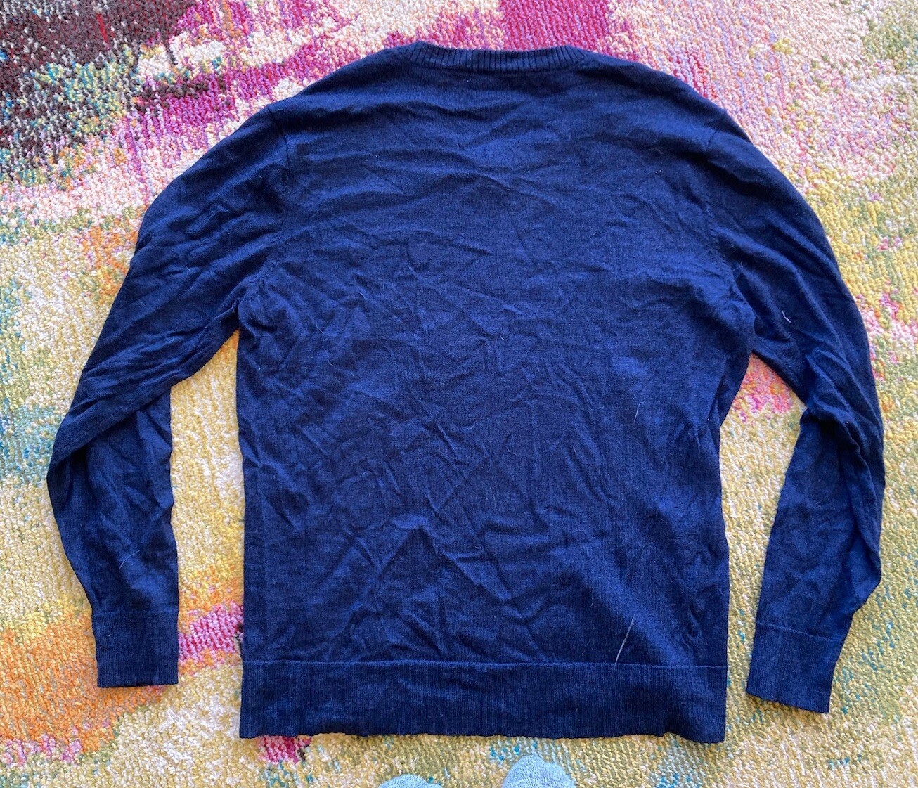 Smartwool Wool Blend V Neck Pullover Sweater Mens… - image 10