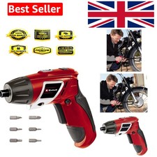 Efficient 3.6V Lithium-Ion Cordless Screwdriver with Magnetic Holder & Soft Grip