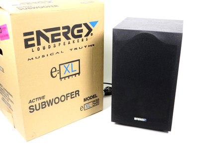 Energy e:XL-S8 100 Watt Discrete Mosfet Powered Subwoofer Tested & Working!!