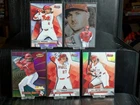 Topps Bowman's Best Christian Moore Mike Trout Zach Neto Angels 5 Card Lot 2025