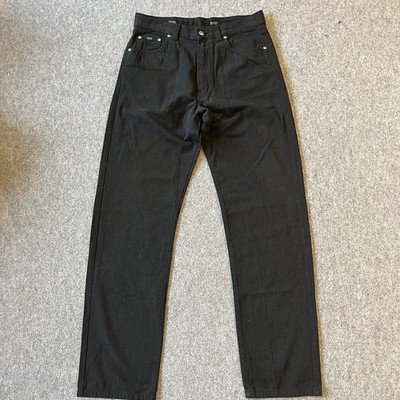 Boss Hugo Boss Herren Hose Alabama dunkelgrau W34 L34 IT48 Schurwolle