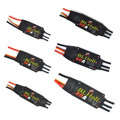 Brushless Speed Controller ESC 80A 60A 50A 40A 20A 12A for Fixed Wing RC Model