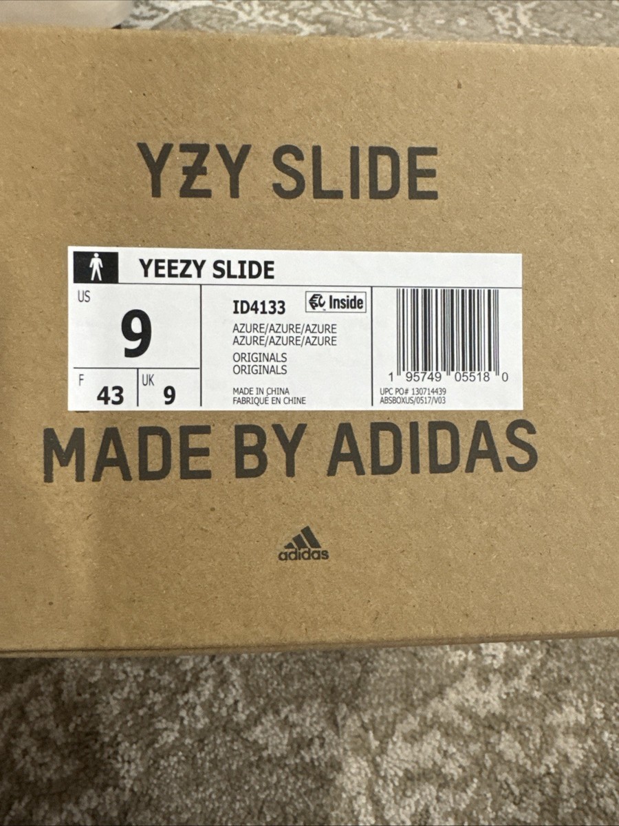 Adidas Yeezy Slide Azure Size 9 | eBay