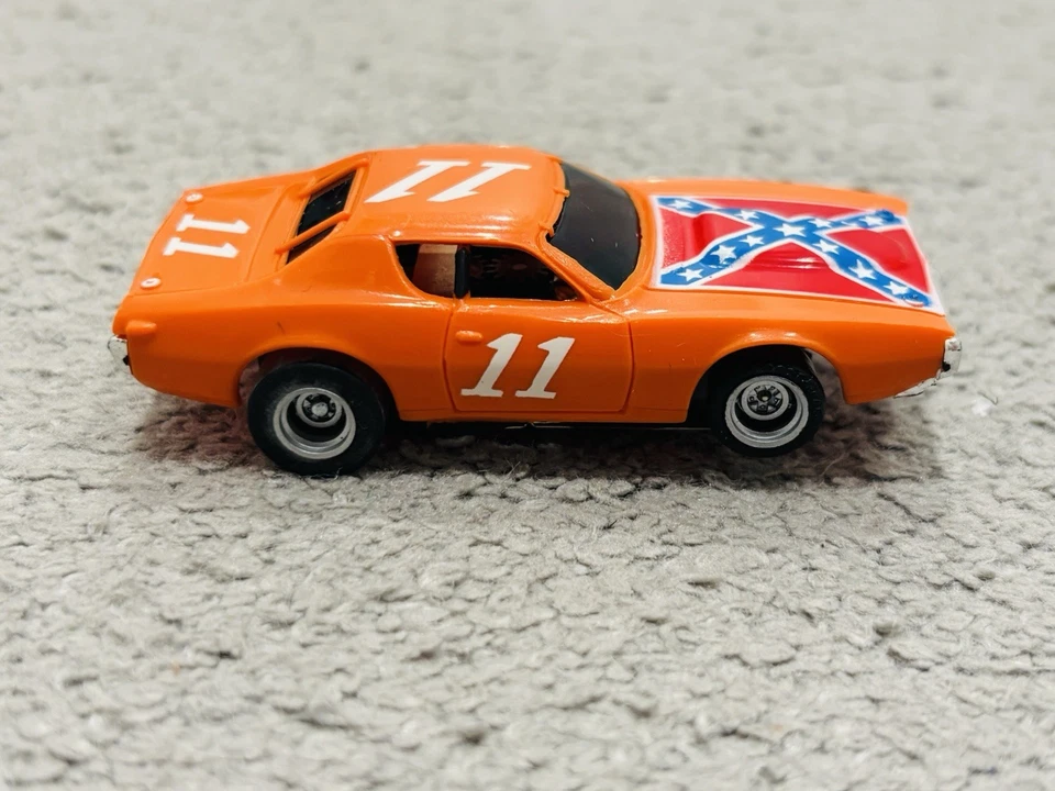 Aurora AFX Magna Traction Original Red/Blue Rebel Charger #11 Working Tested - Image 2 of 4