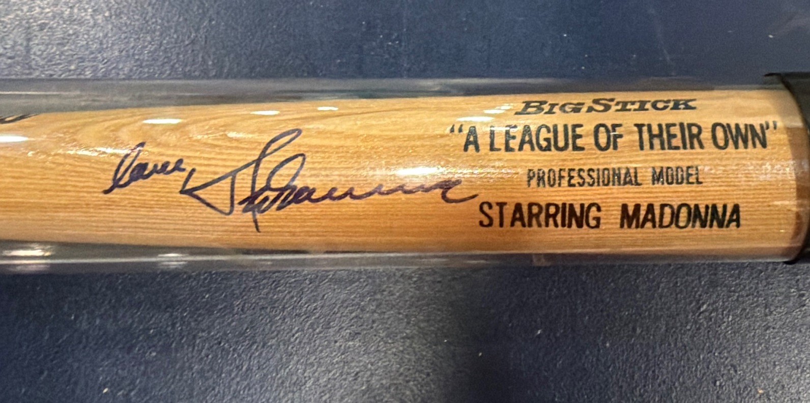 Madonna Signed “A League of Their Own” Baseball Bat Autograph w/ COA 1997