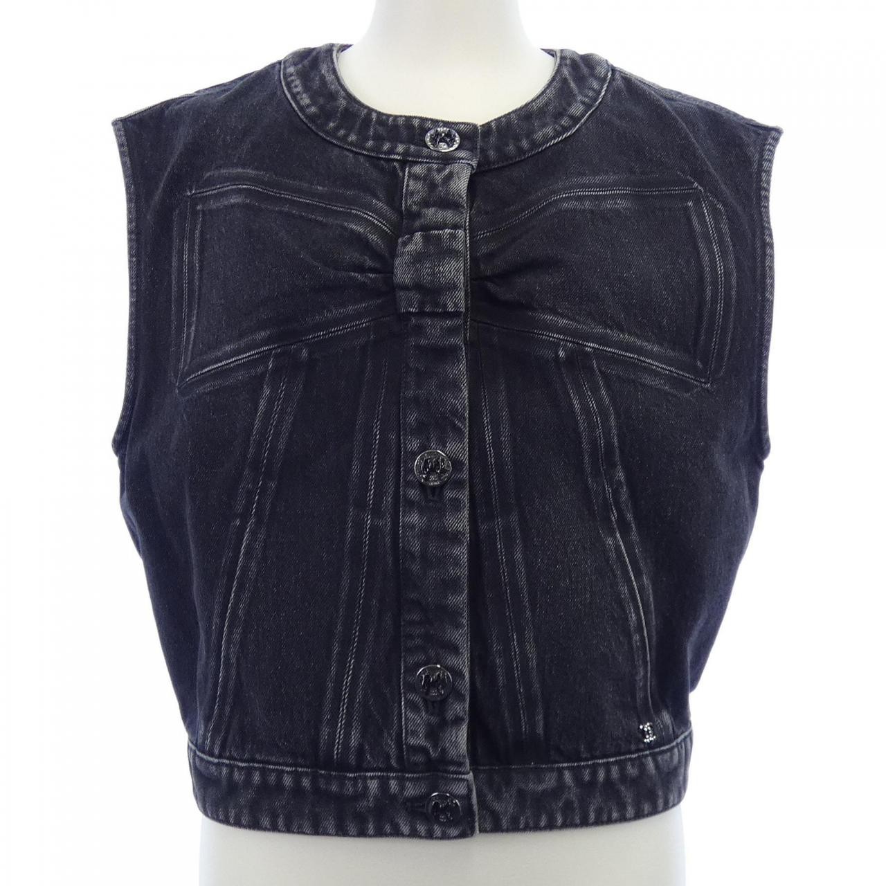 Authentic CHANEL LOOK49 P80592V73152 25K Vest  #230-000-261-9728