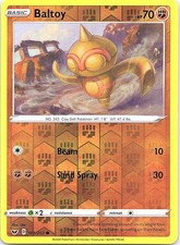 Baltoy Sword & Shield 101/202 Common Pokemon Reverse Holo Near Mint Pokemon Card