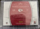 Panini 2017 National Treasures Patrick Mahomes II Rookie NFL Gear Auto #15