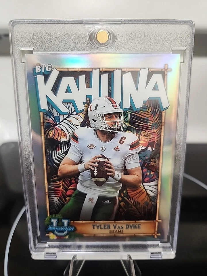 2022 Topps Big Kahuna Tyler Van Dyke Bowman U #TBK-8-Hurricanes - Image 2 of 4