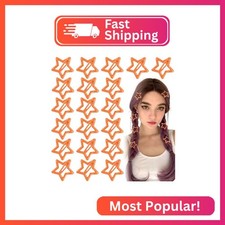Joez Wonderful 20 Pcs Star Hair Clips, 1.18"/3cm Metal Snap Hair Clips, Cute Sta