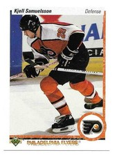 KJELL SAMUELSSON 1990-91 UPPER DECK NEAR MINT CONDITION