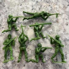 Vintage MPC 2" Green Army Men Plastic Toy Military Soldiers Figures Toys USA