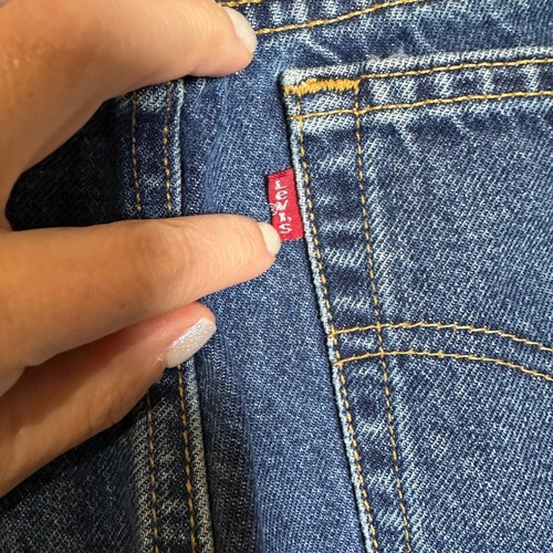 Pantalones de mezclilla vintage Levis 512 para mujer 12 calce ajustado pierna recta 1998 EE. UU. 32x31 - Imagen 9 de 13