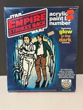 STAR WARS THE EMPIRE STRIKES BACK CRAFT MASTER ACRYLIC PAINT BY NUMBERS NIB VTG