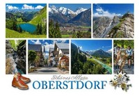Oberstdorf Magnet Foto Souvenir Bayern AllgäU Wandern Edelweiss