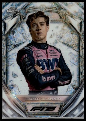 2025 Topps Chrome Formula 1 #D75-15 Franco Colapinto Diamond 75th Anniversary
