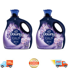 Downy Ultra Soft Liquid Fabric Softener, Calm Lavender Vanilla, 93 fl oz, 2 Pack 0.16 per gallon