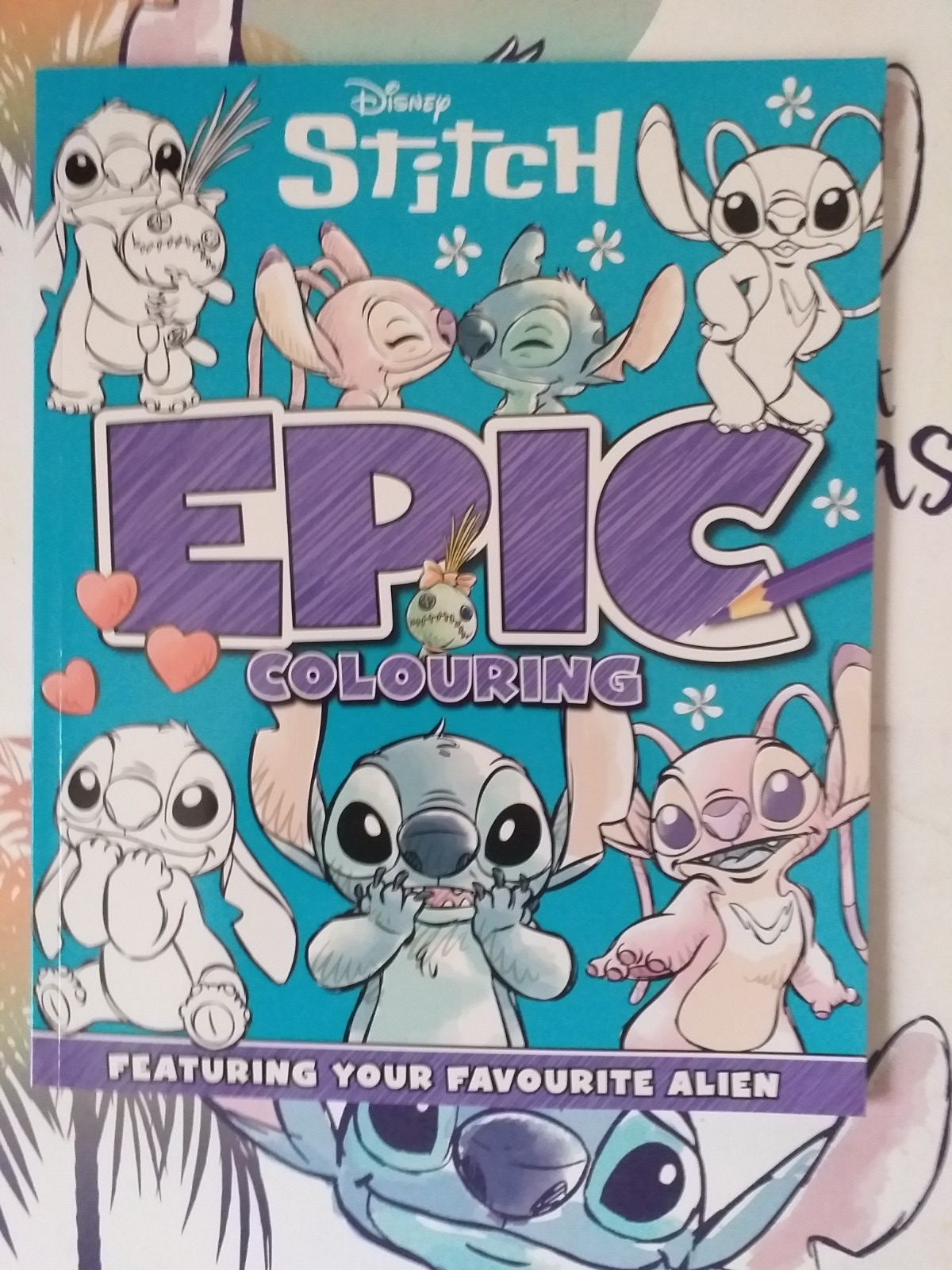 DISNEY STITCH EPIC COLOURING BOOK