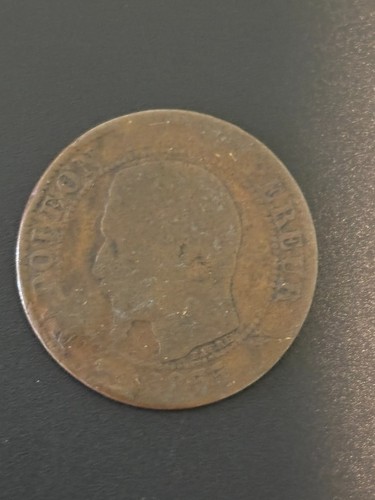 Moneda de 5 céntimos Francia 1855