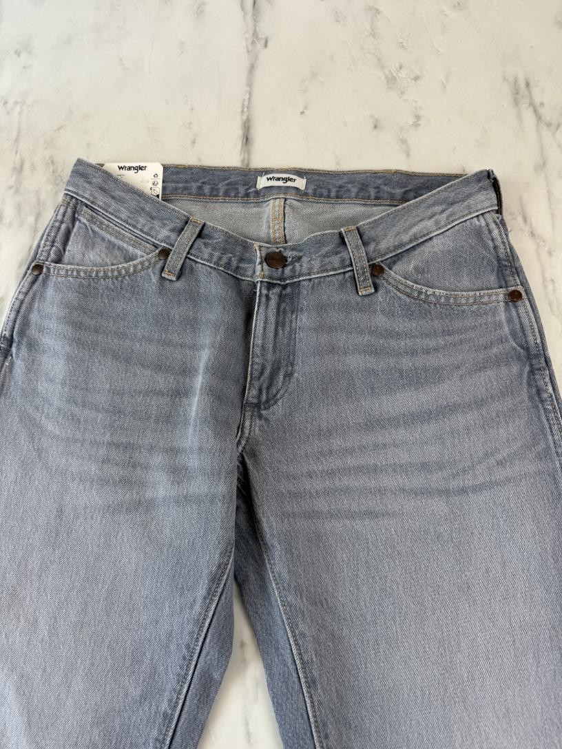 Wrangler Cowboy Jeans Women W28 L32 Denim Low Rise Modern Fit Zip Fly Haute Haze image 5