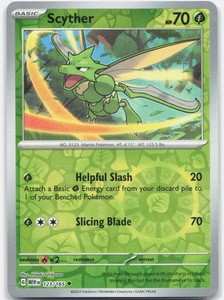 Scyther 123/165 Reverse Holo Scarlet & Violet 151
