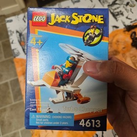 LEGO Jack Stone Super Glider 4612 Turbo Chopper 4613 Vehicle Sets Crewman