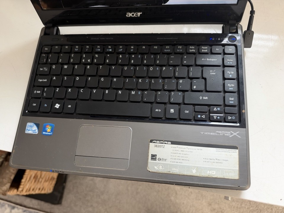 ACER ASPIRE 3820T LAPTOP , DAMAGED SCREEN | eBay UK
