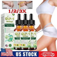 1-3PCS GLP-1 Moringa Slimming Health Boost Drops Liquid 30ml -Weight Loss NEW🔥