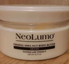 NEOLUMO FIRMING SHEA NUT BODY BUTTER-VITAMIN E-OCEAN-8.75 oz / 250 ml-NEW-SEALED
