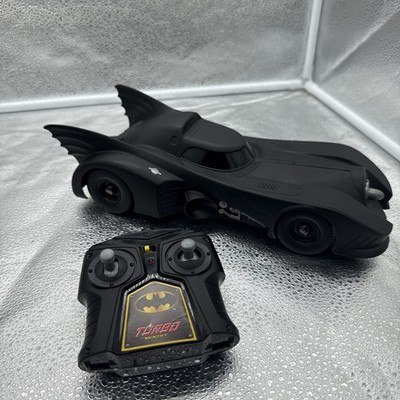  Jada Batmobile 1989 Style 2.4GHz RC Remote Control Turbo W/Remote TESTED Works