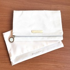 borsa pochette borsello beauty case BULGARI porta trucchi Bvlgari parfums oro