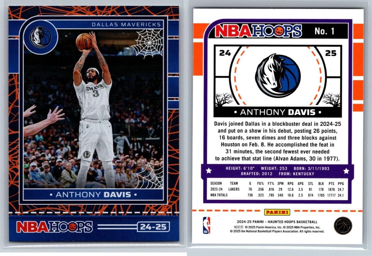 2024-25 Panini Haunted Hoops HOLO Webs #'d Bats Trick or Treat