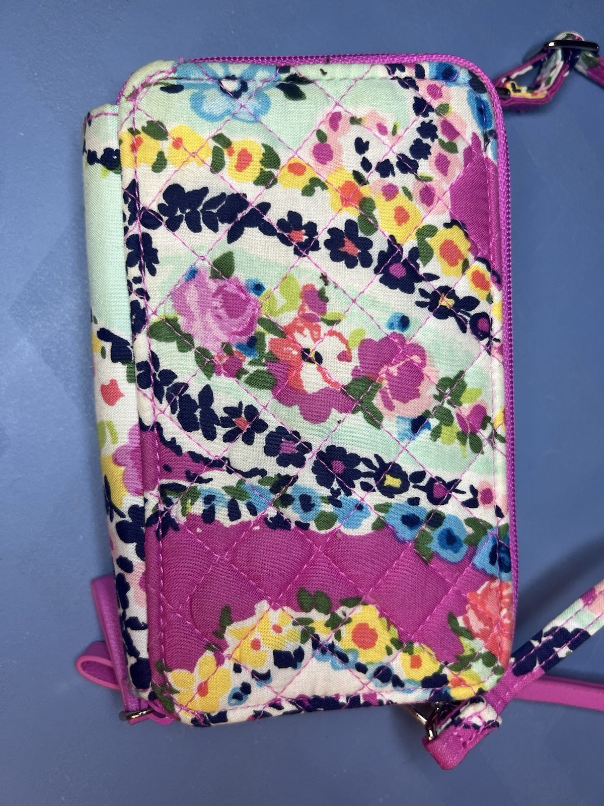 Vera Bradley Iconic RFID All-In-One Crossbody--Wildflower Paisley-