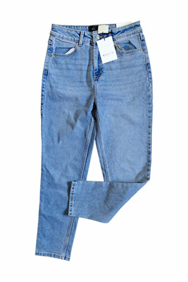 Mohito Damen Jeans Mom Slim High Waist helle Waschung Gr. 36 Blau neu ovp 90er 