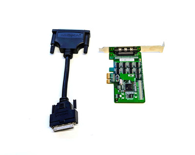 MOXA CP-168EL-A V1.1 | 8-Port RS-232/422/485 | PCIe Serial Card | inkl. Kabel