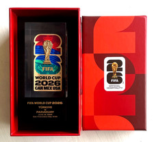 Fifa World Cup 2026 Turkey Paraguay Turkiye Acrylic Souvenir Cube Paper Weight Fifa World Cup 2026 Turkey Paraguay Turkiye Acrylic Souvenir Cube Paper Weight
