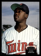 Stadium Club Lenny Webster #183 Minnesota Twins  1992