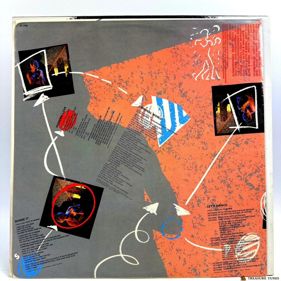 David Bowie – Let's Dance Vinyl (LP, Album) SO 17093 - Image 4 of 4