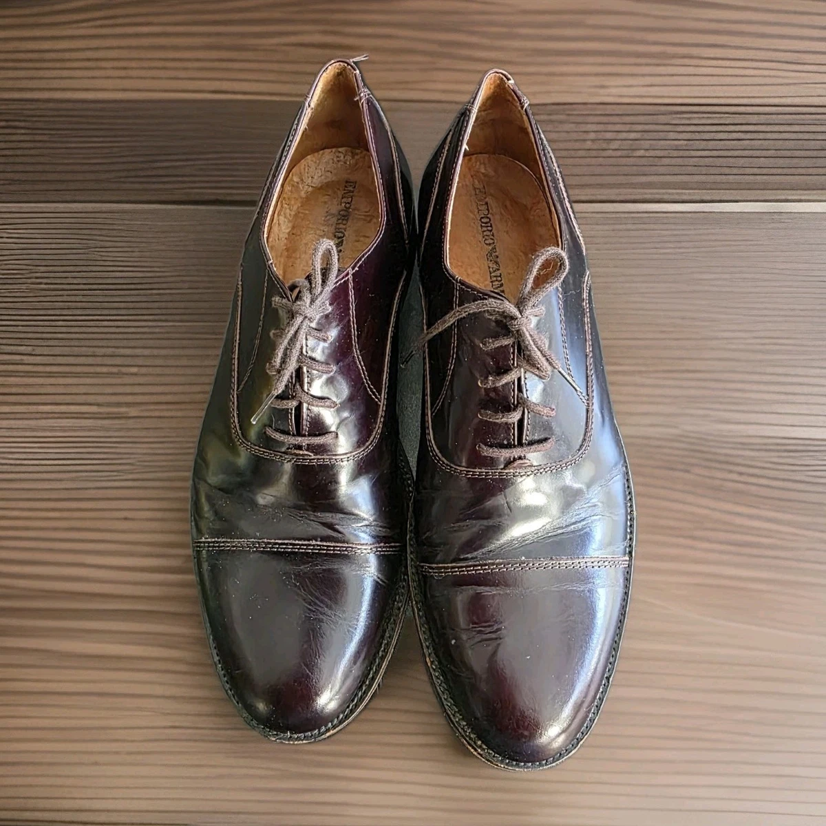 Emporio Armani Oxford Dress Shoes for Men for sale | eBay