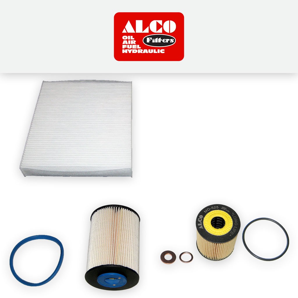 SERVICE KIT for FORD MONDEO MK4 2.0 TDCI ALCO OIL FUEL CABIN FILTERS (2007-2012)
