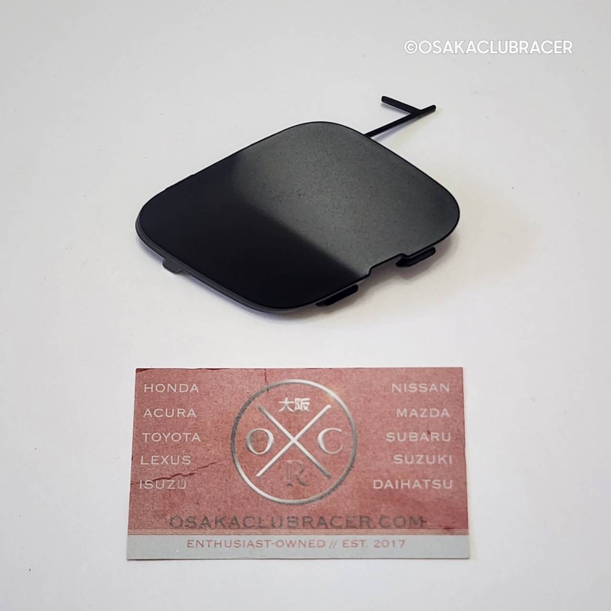 Genuine OEM 17-20 Subaru BRZ Front Bumper Tow Hook Cover Flat