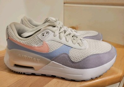 Nike Air Max System White Cobalt Pink Women's Running Shoes Sz 7.5 (DM9538-106)