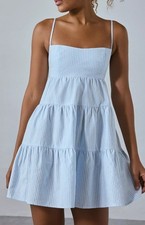 Urban Outfitters Women's Kimchi Blue Zosia Babydoll Mini Dress Size XS