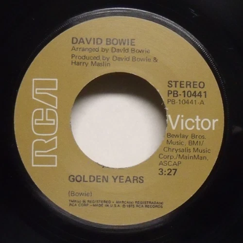 David Bowie - Golden Years - 1975 NM Rock 45