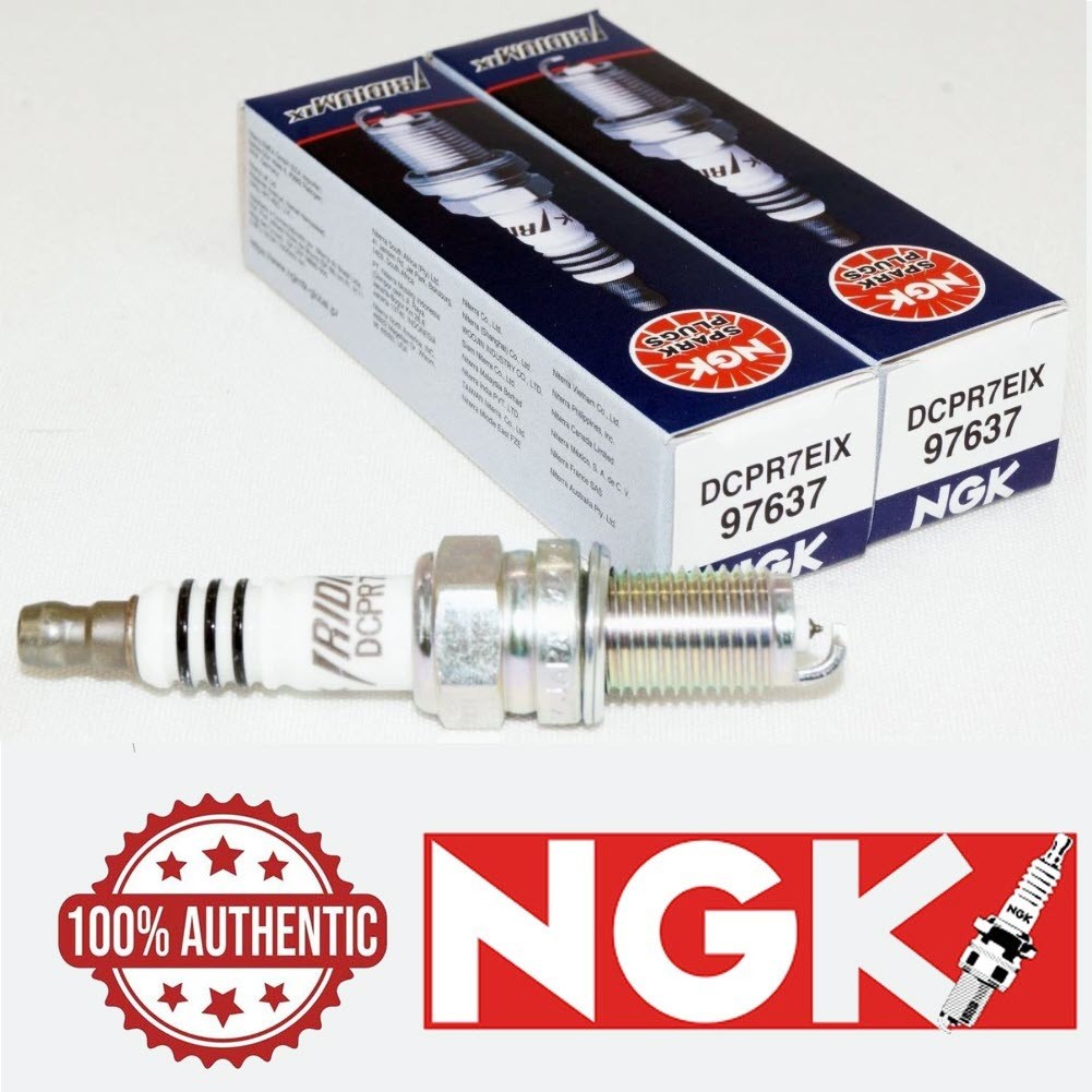 2 Pack Genuine NGK 97637 Iridium IX Spark Plugs DCPR7EIX for Harley Davidson