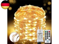 Lezonic 220 LED Lichterkette, 25M 8 Modi Led Lichterkette AußEn