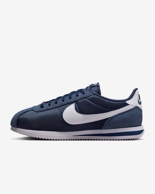 HF0263-400 Mens Size 10.5M/12W Nike Cortez TXT -Midnight Navy/White - NIB
