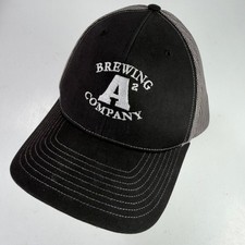 Richardson Style 112 Trucker Hat Men's Adjustable Black Grey Brewing A 2 Company