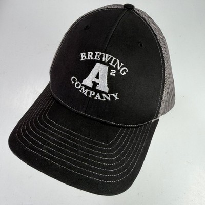 Richardson 112 Trucker Cap Herren Verstellbar Schwarz Grau Brewing A^2 Company
